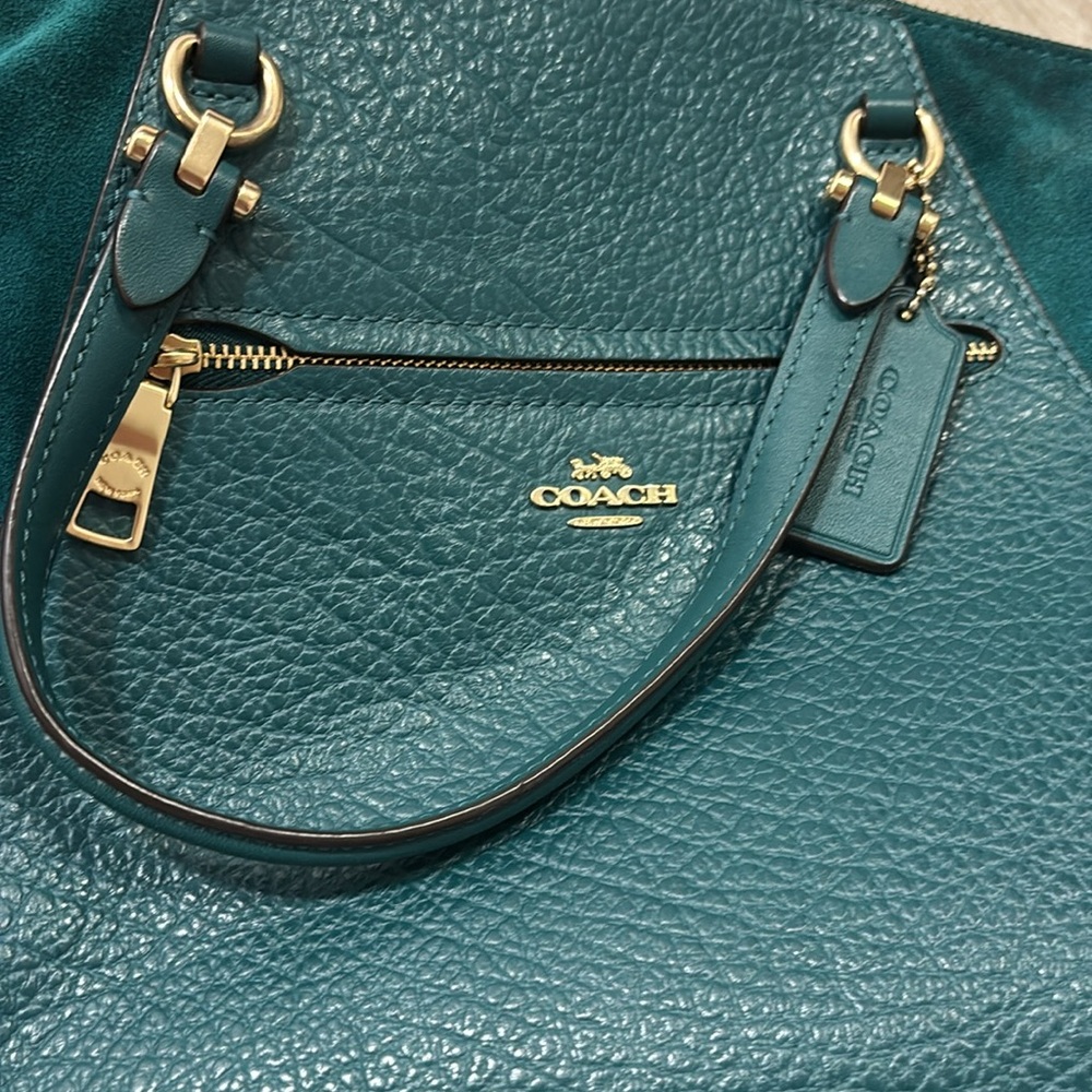 Coach Teal Crossbody Bag - Picture 3 of 5